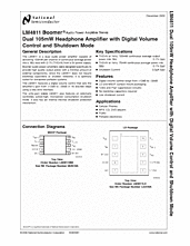 DataSheet LM4811 pdf